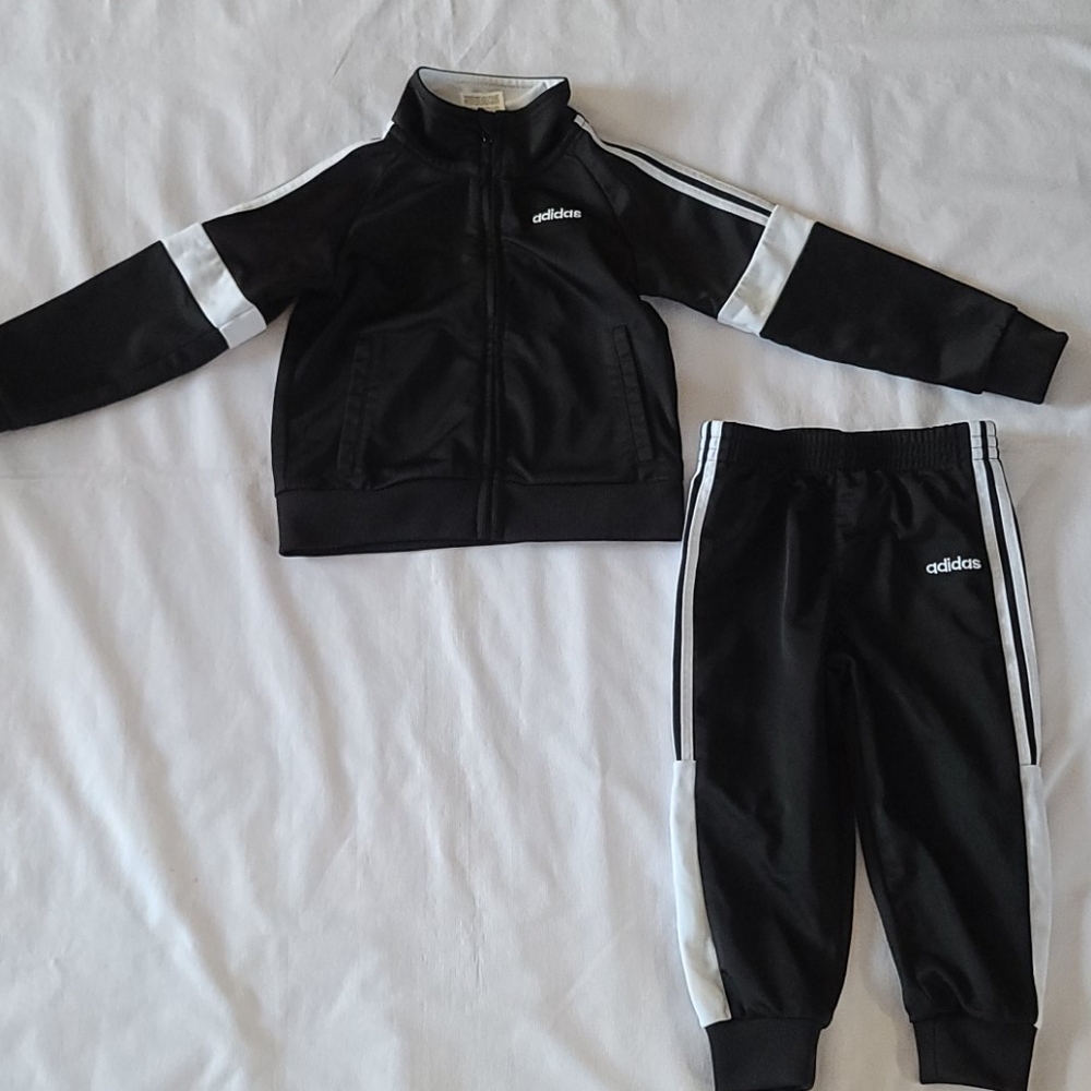 Little Boys Classic Track Jacket and Jogger Set